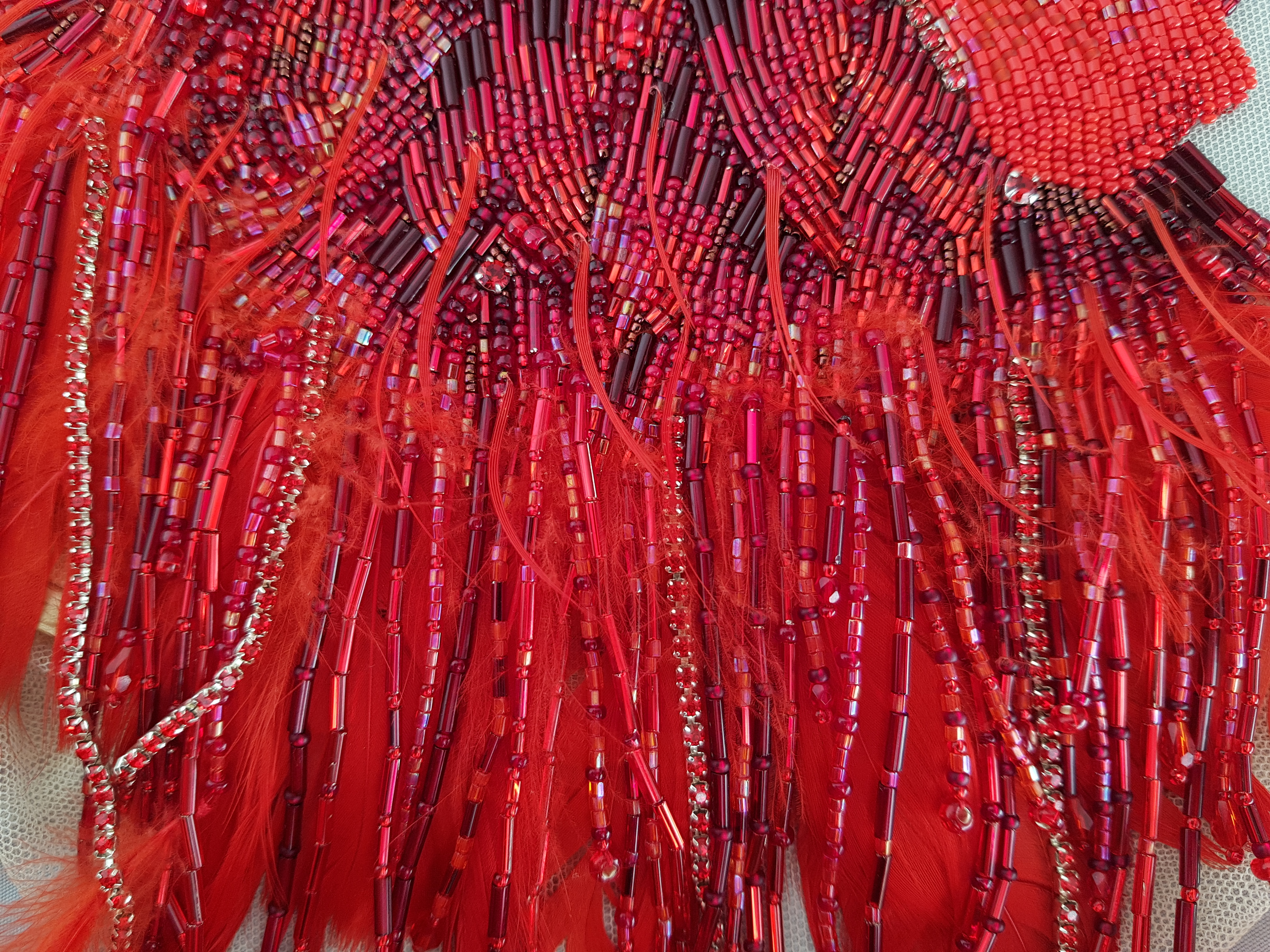 White flowers with gold elements